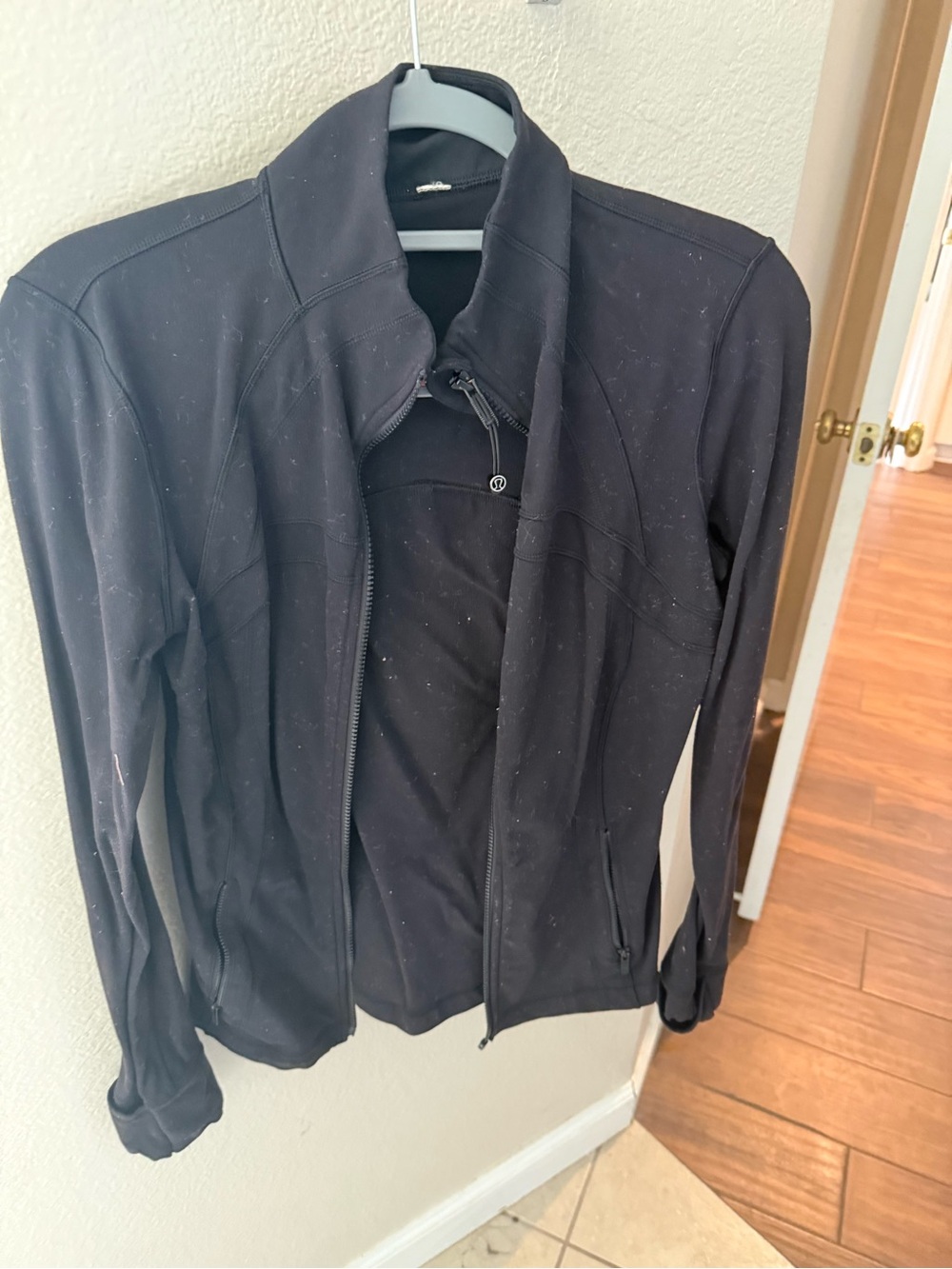 lululemon athletica Black Zip-Up Utility Jacket